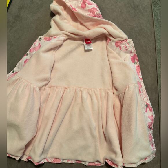 Youth 5T Pink Minnie Hooded Lightweight Hooded Jacket - Pink - Picture 2 of 6